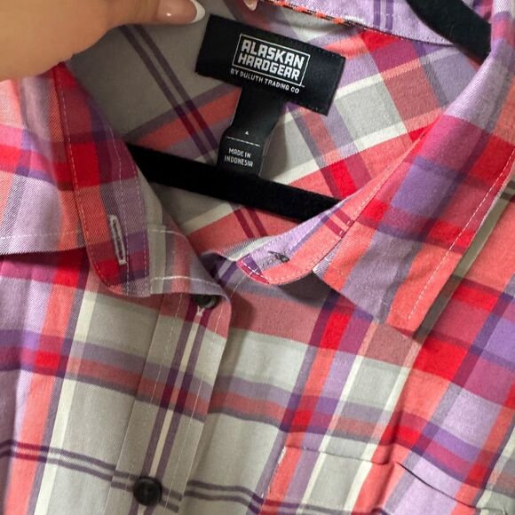 Alaskan Hardgear  and Gray Plaid Shirt dress - Picture 5 of 11